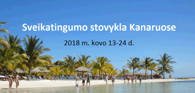 sveikatingumo stovykla kanaruose
