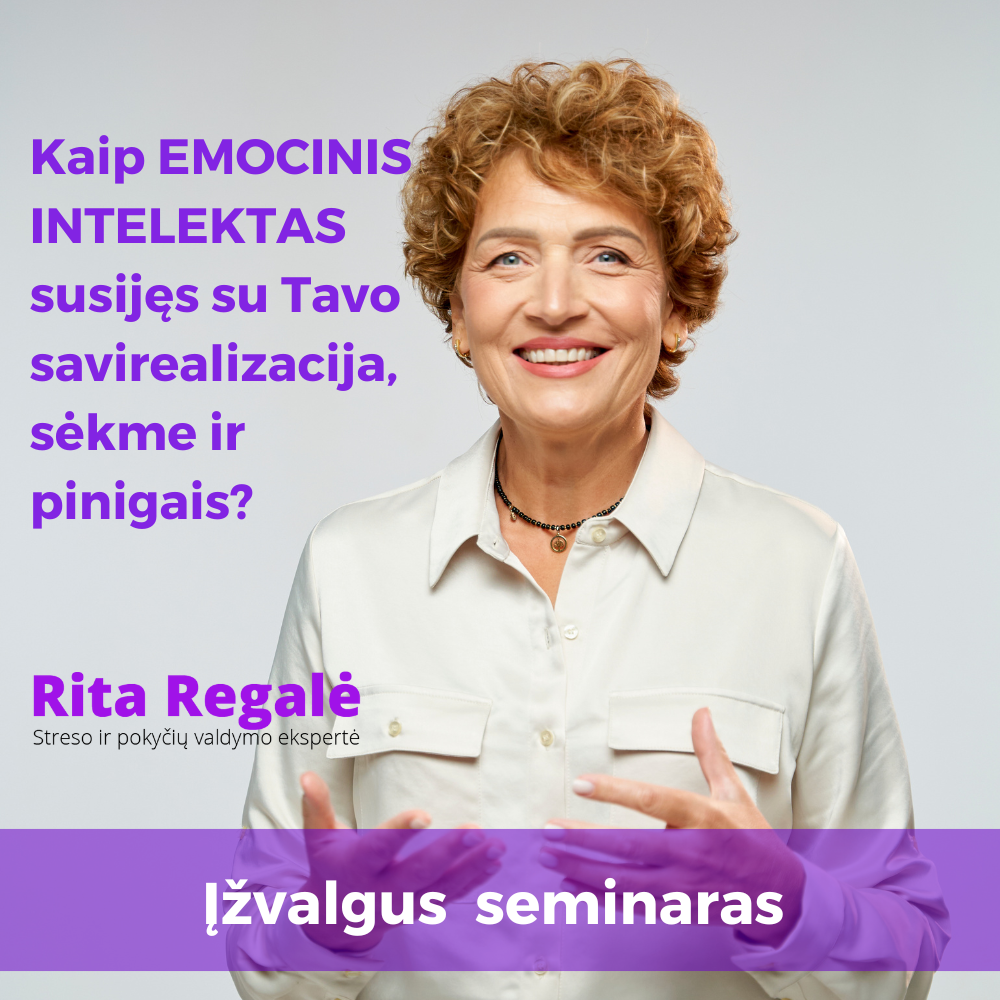 EQ savirealizacija ir pinigai